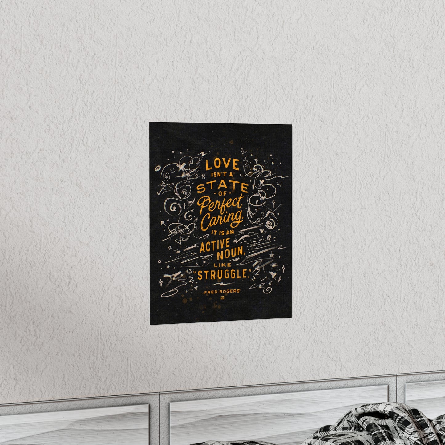Love Is An Active Noun Print