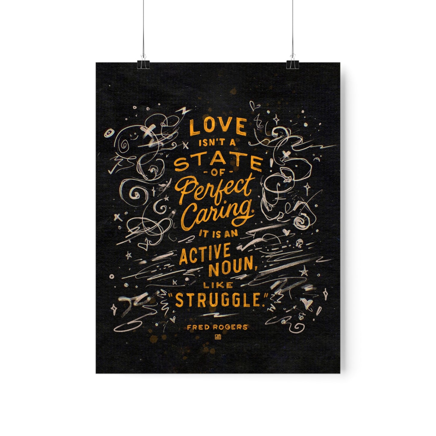 Love Is An Active Noun Print
