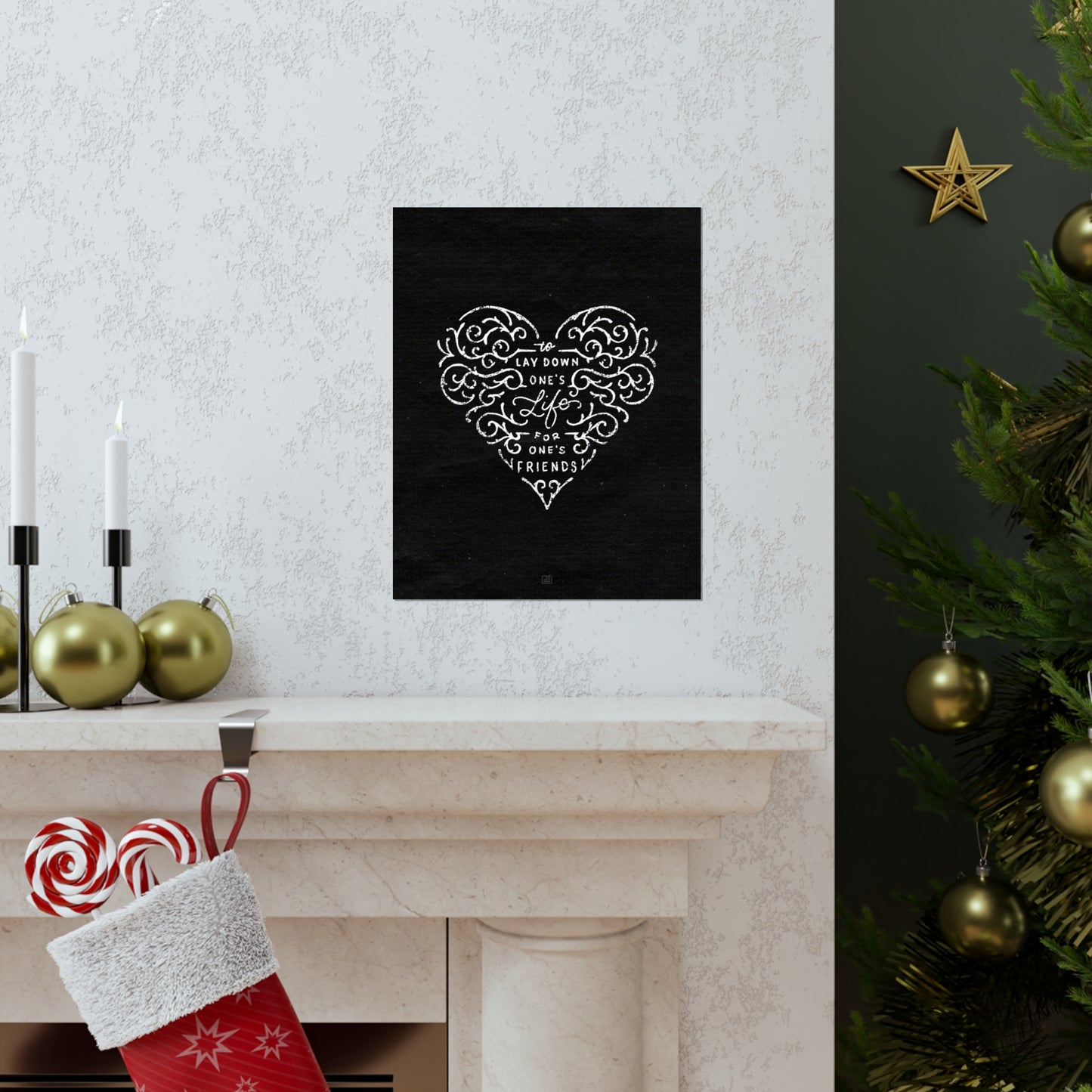 Greater Love Has No One Than This Print