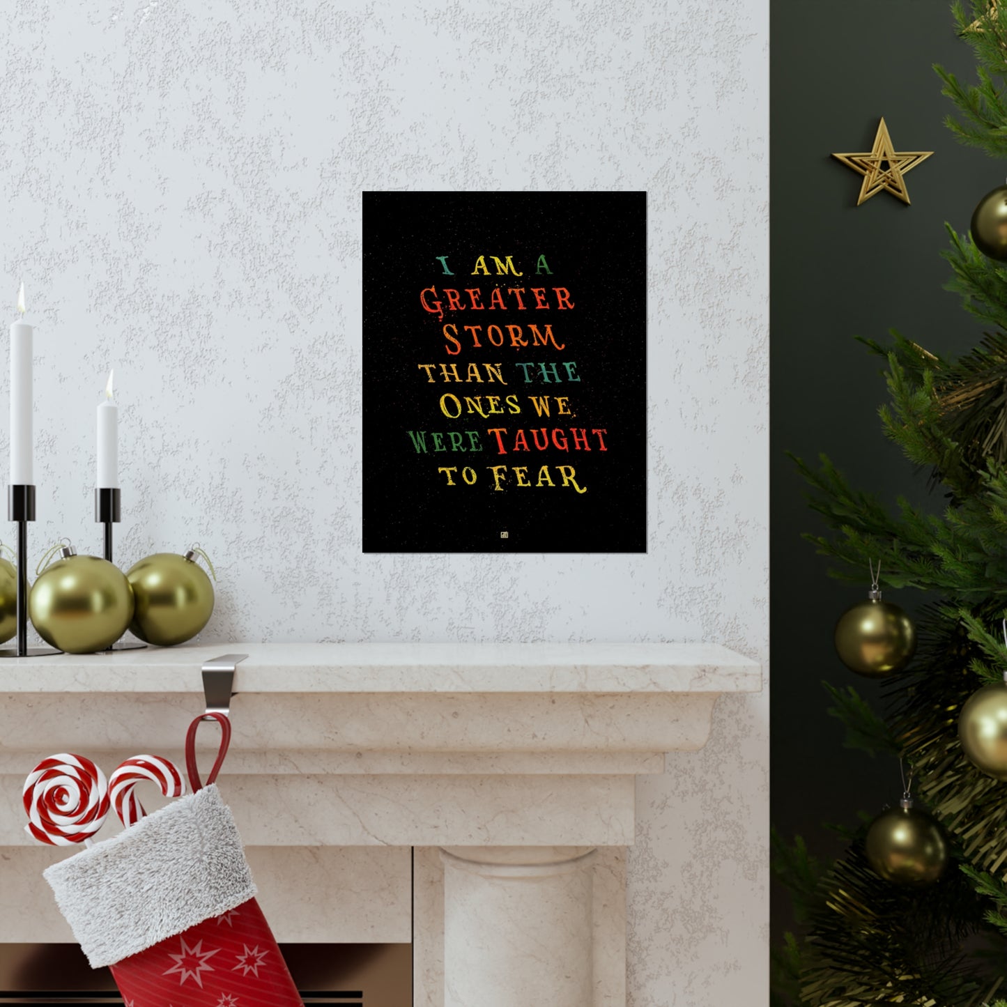 I Am A Greater Storm Print