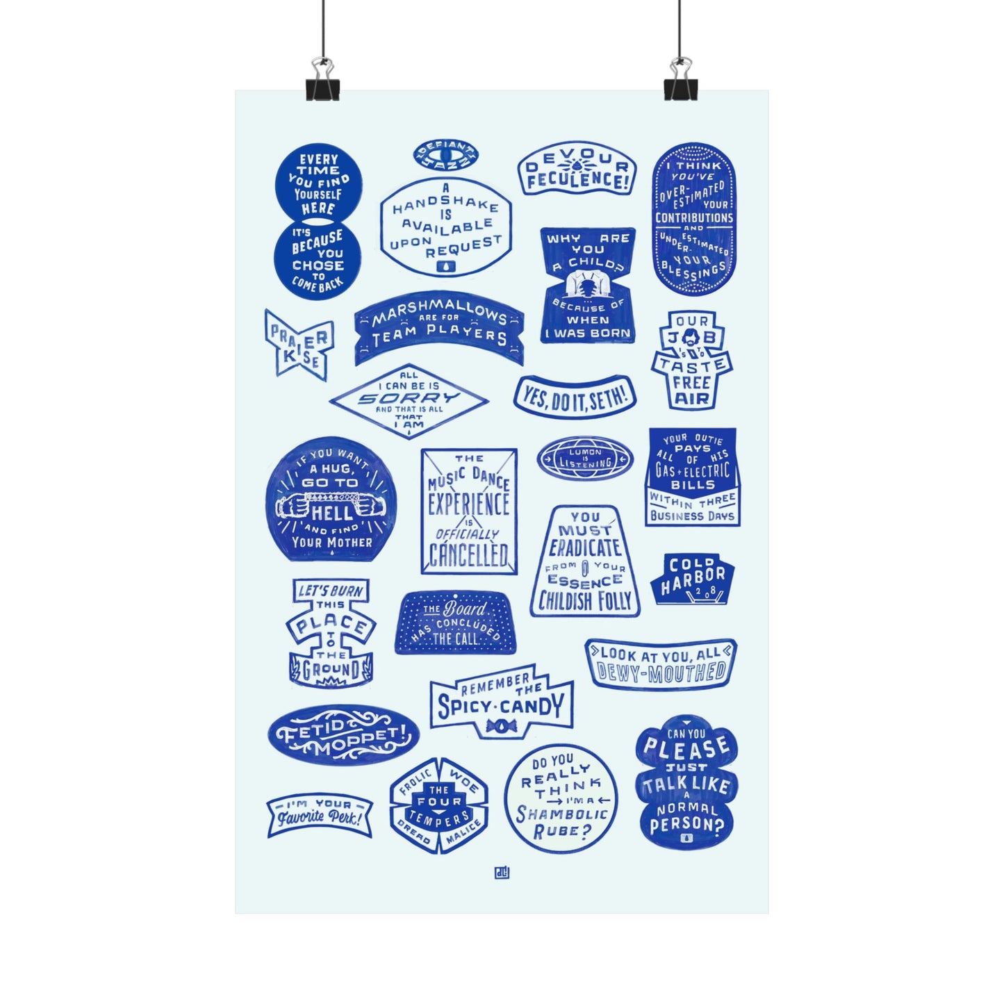 Please Try To Enjoy Each Quote Equally Print