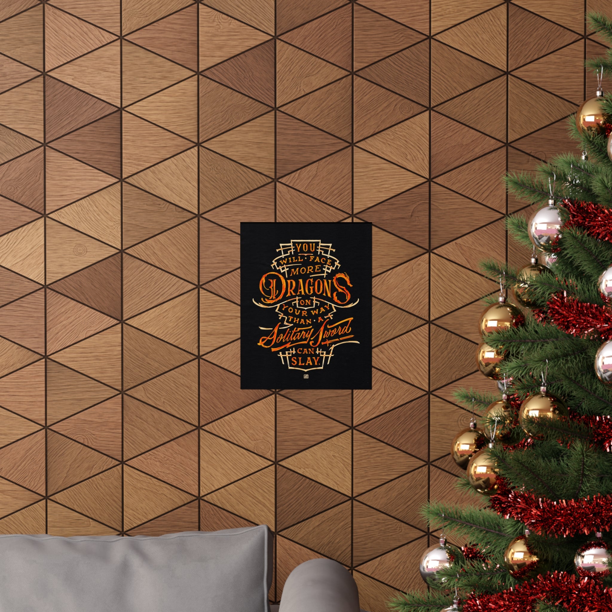 You Will Face More Dragons Print