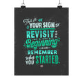 This Is Your Sign Series: Revisit and Remember — Green Print
