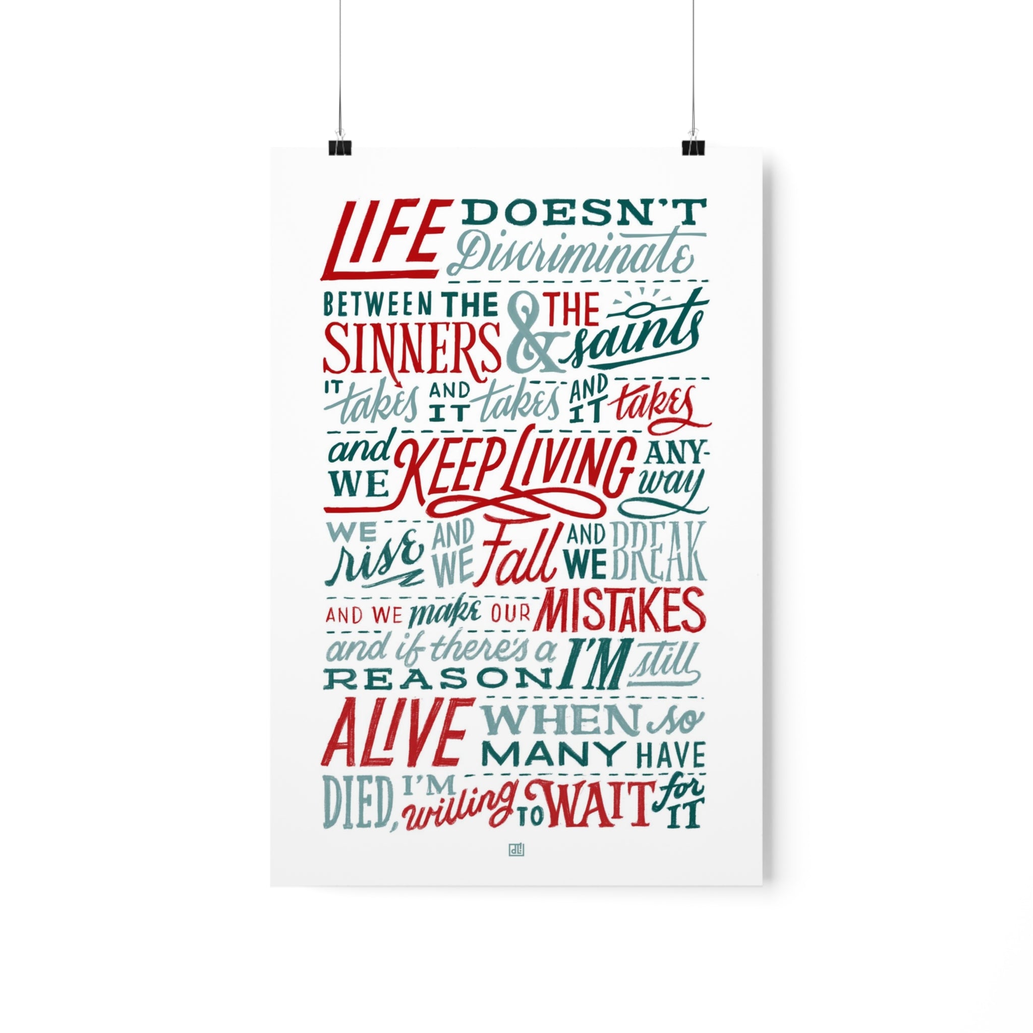 Wait For It #Dan4Ham Print