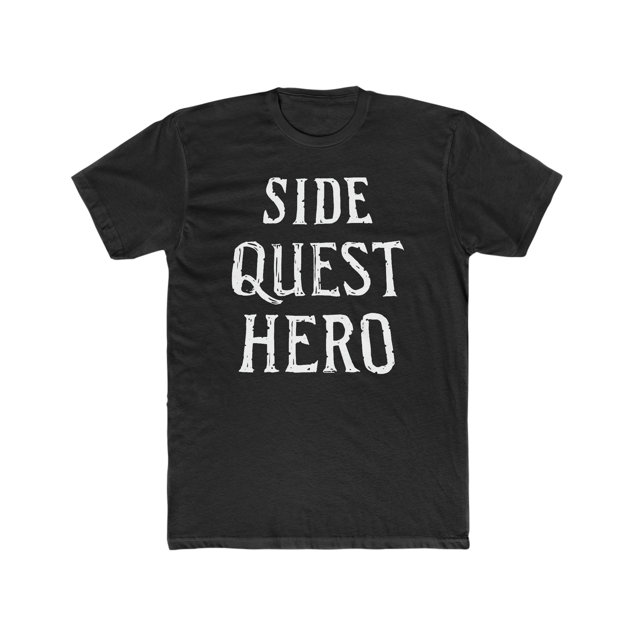 Side Quest Hero — Tabletop Type Tee