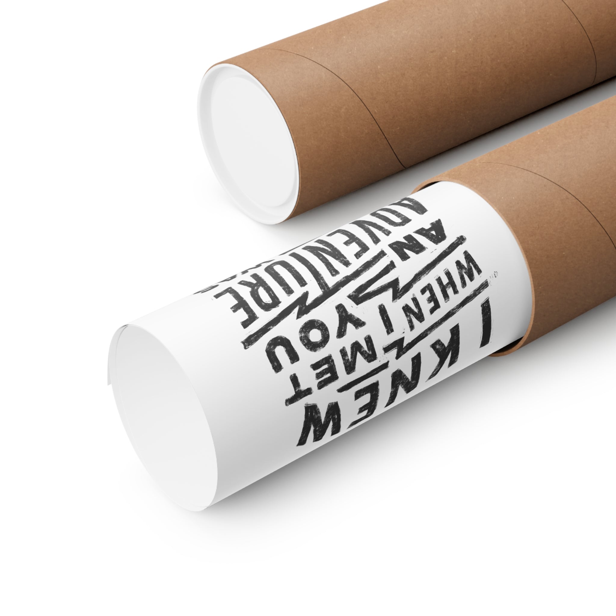 I Knew When I Met You An Adventure Was Going To Happen Print