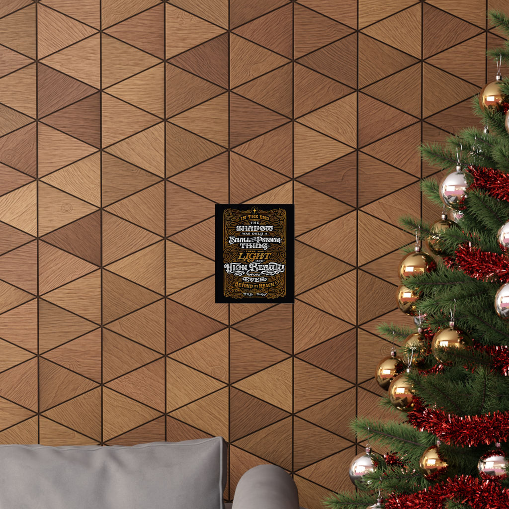 Light and High Beauty Gold — Tolkien Print