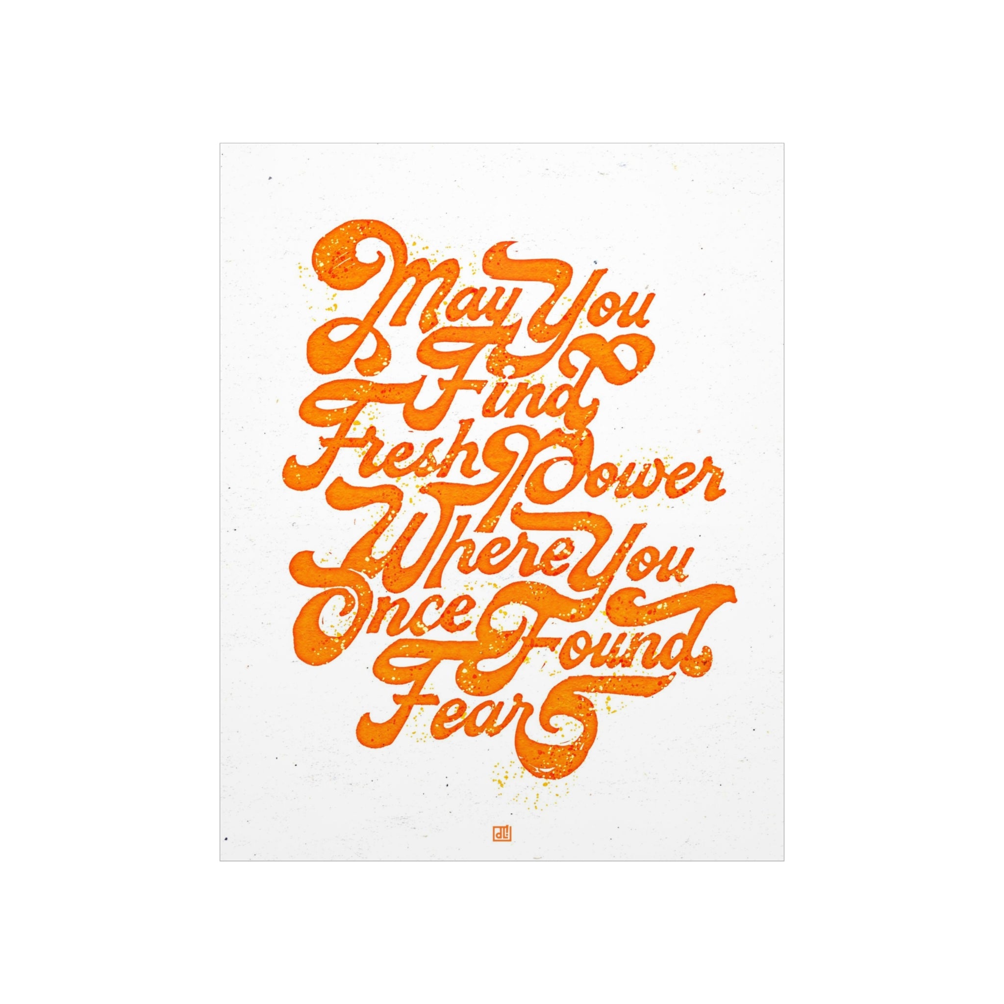 Fresh Power 100 Blessings Print