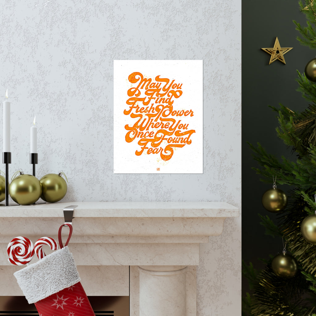 Fresh Power 100 Blessings Print