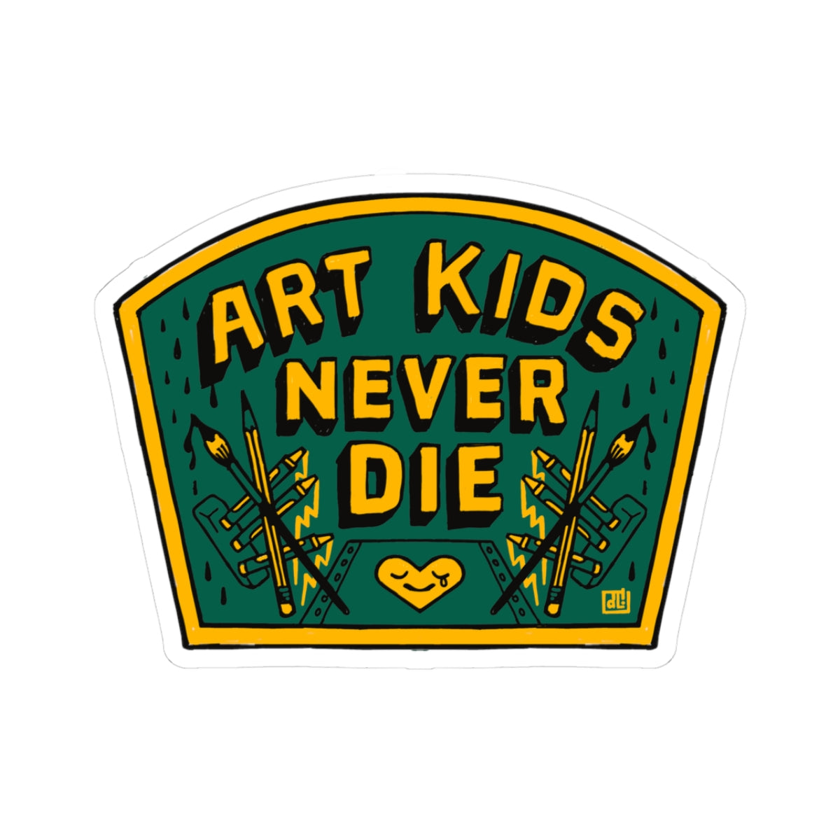 Art Kids Never Die — Factory Sticker Forest