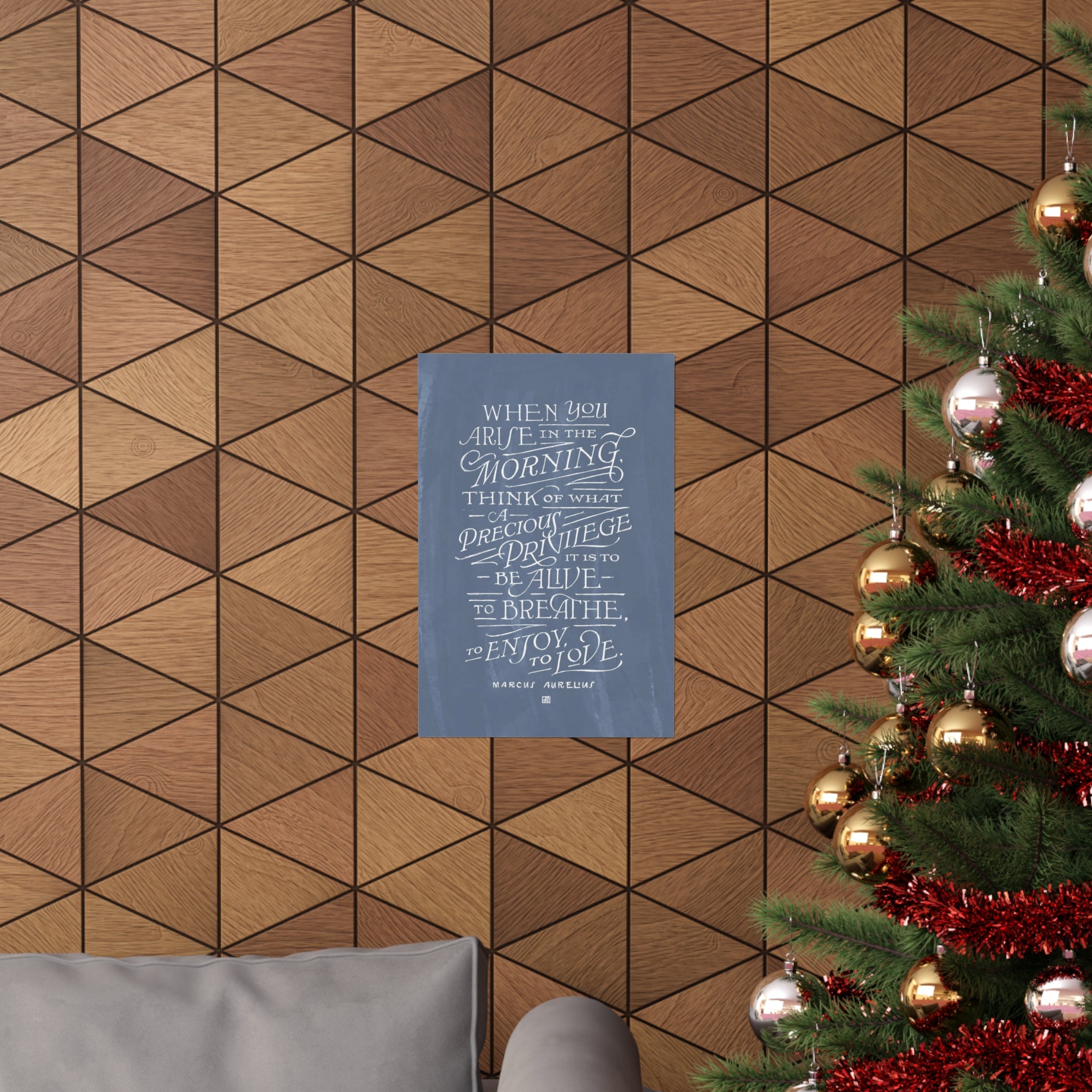 When You Arise In The Morning Marcus Aurelius Print