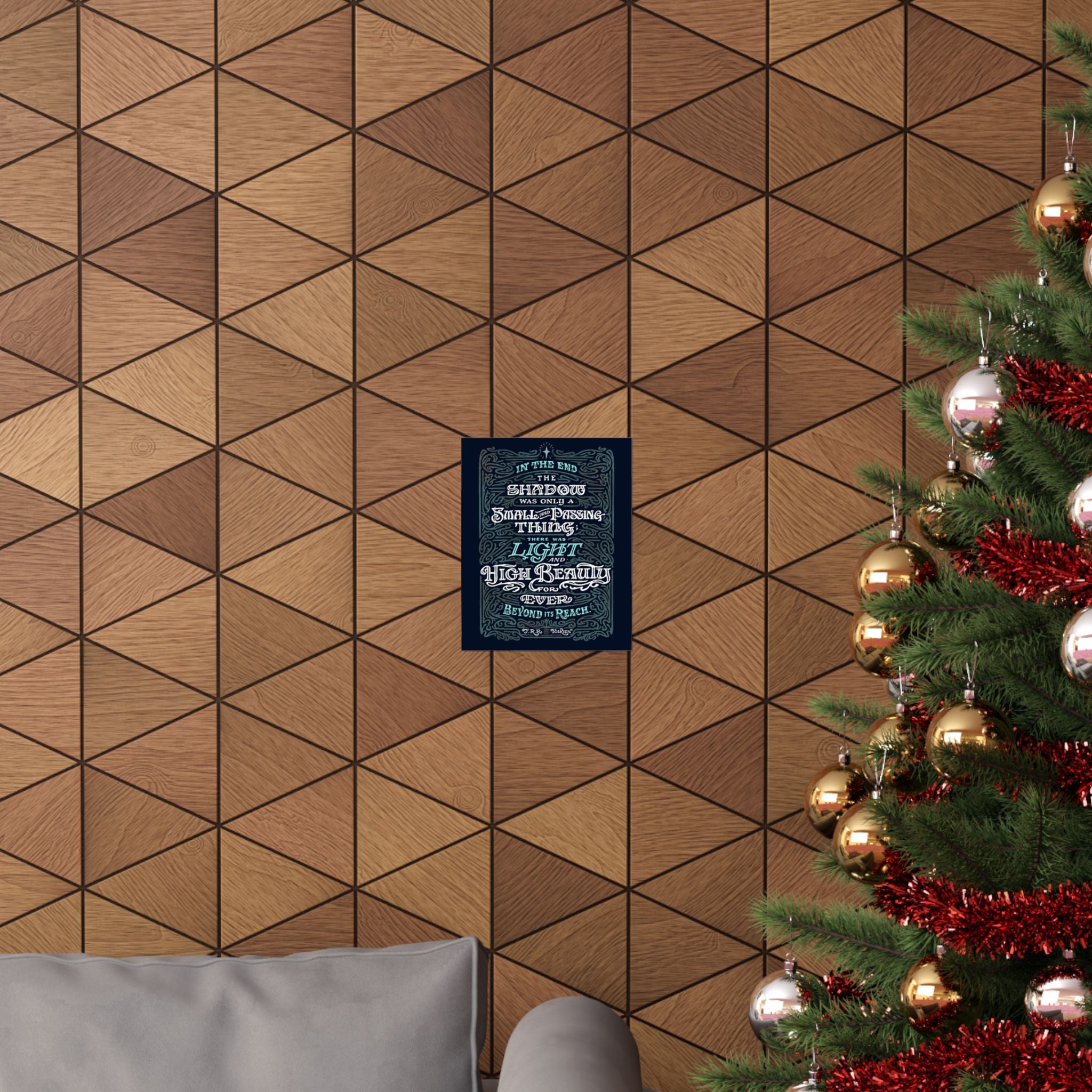 Light and High Beauty — Moonbeam Tolkien Print