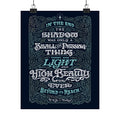 Light and High Beauty — Moonbeam Tolkien Print