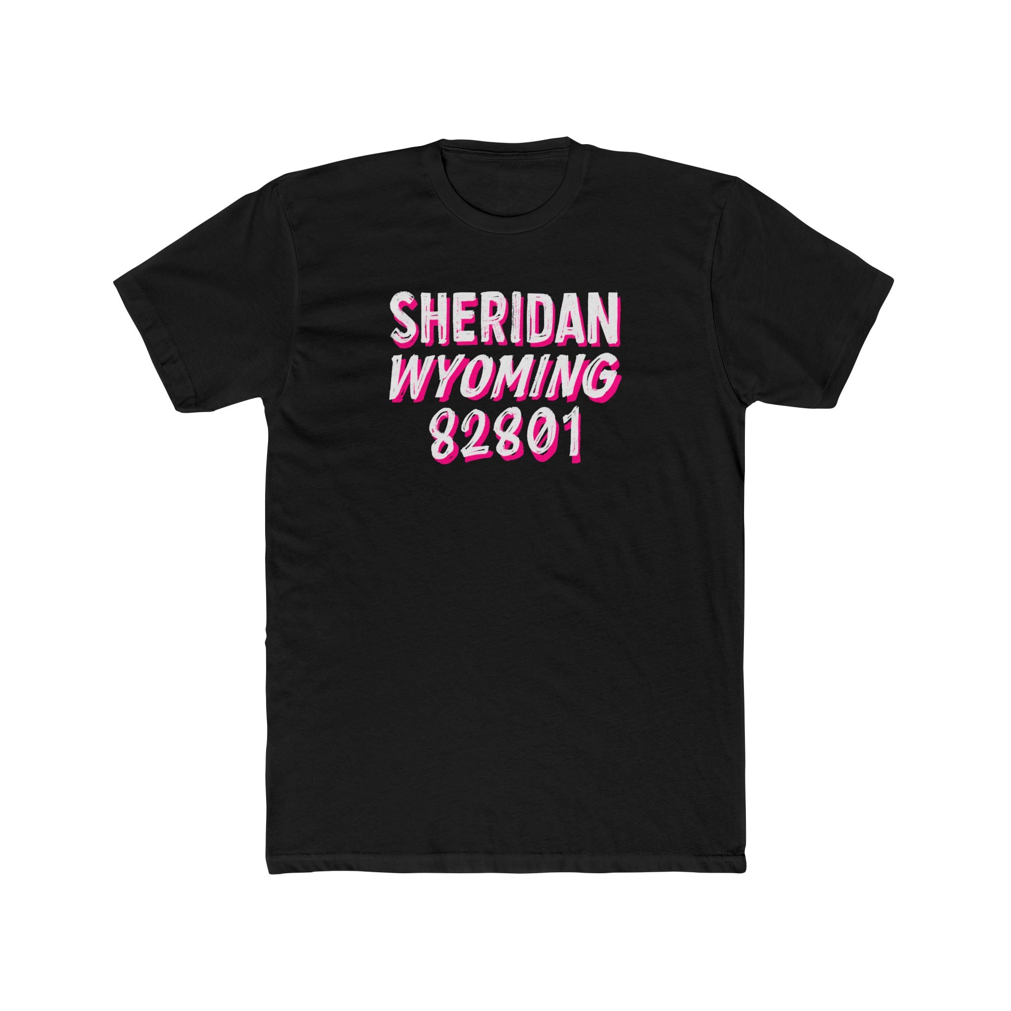 Sheridan, Wyoming Zip Code 82801 Tee – dandrawnwords gift shop