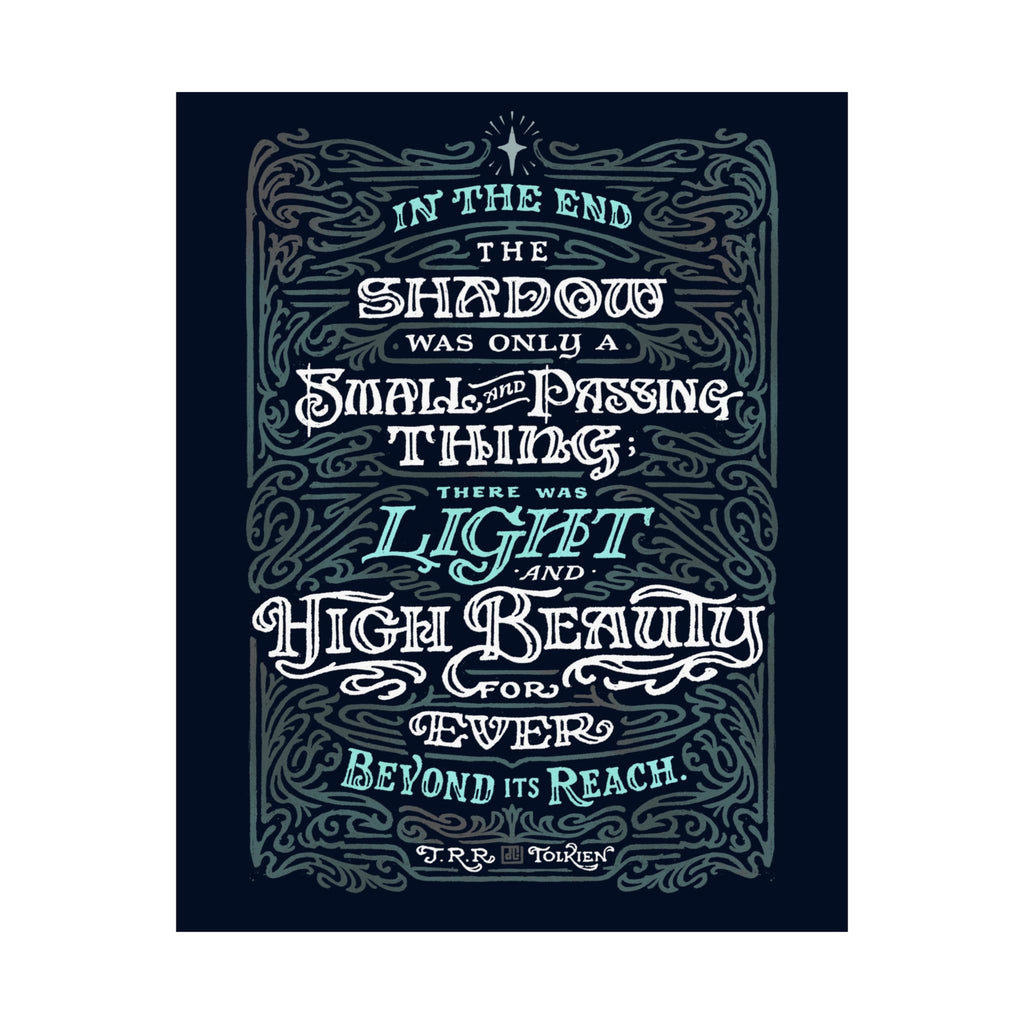 Light and High Beauty — Moonbeam Tolkien Print